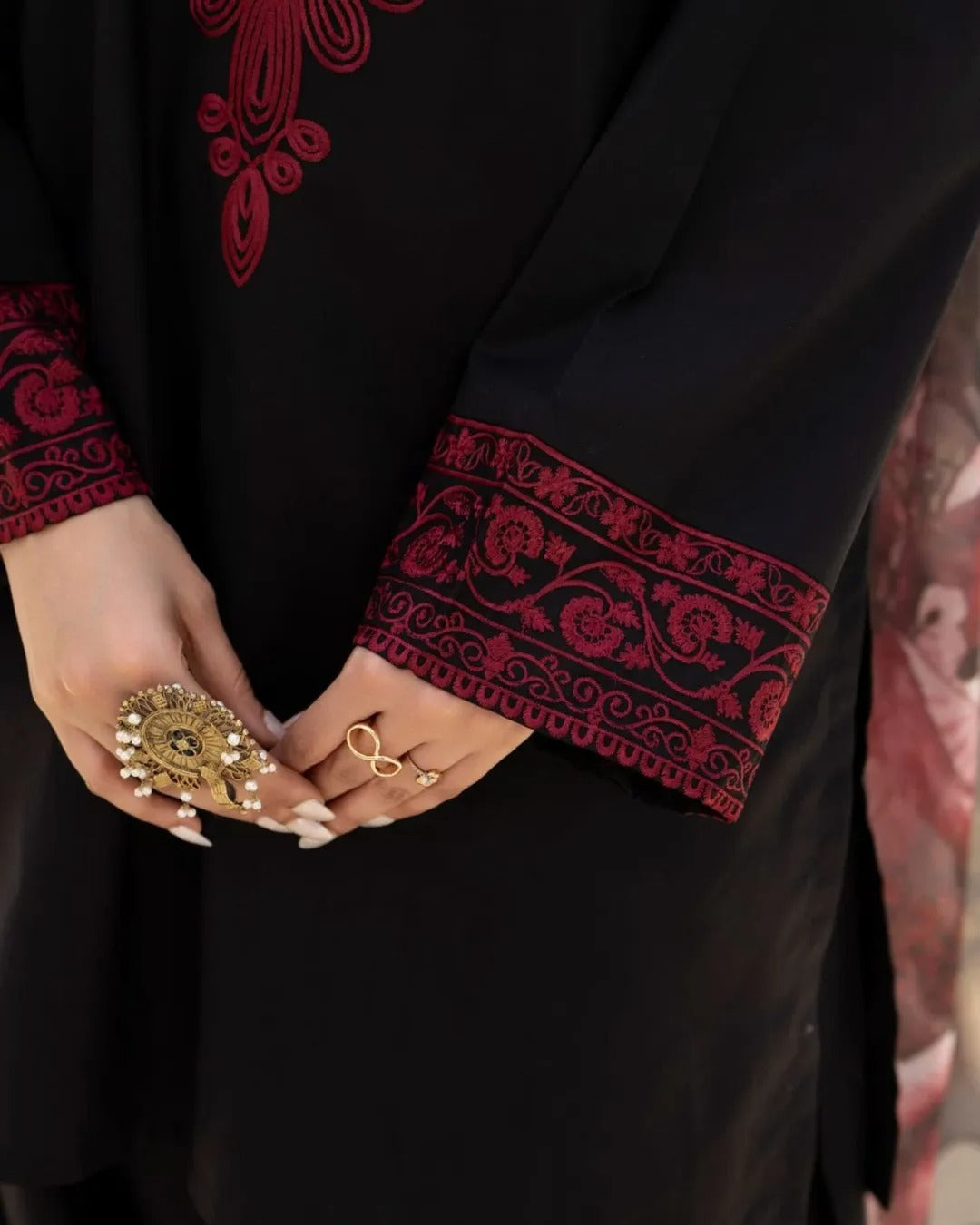 MAHI-NOOR EMBROIDERY 3PC
