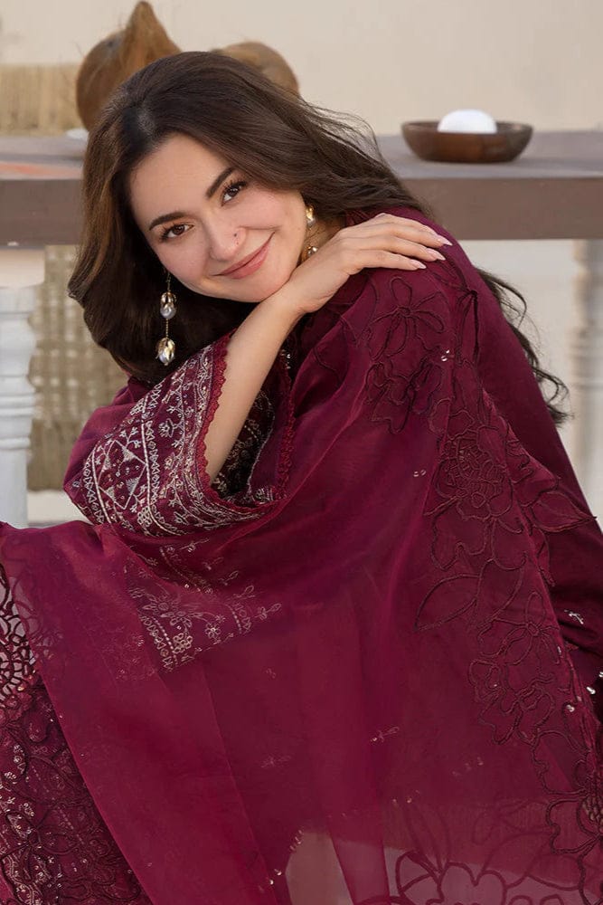 ZAREEN 3PC - EMBROIDERED LAWN DRESS