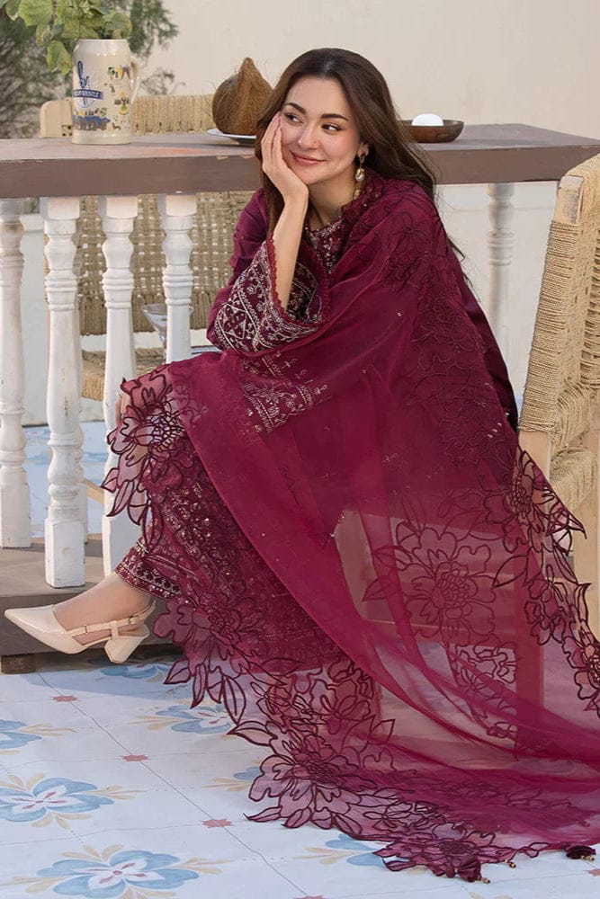 ZAREEN 3PC - EMBROIDERED LAWN DRESS