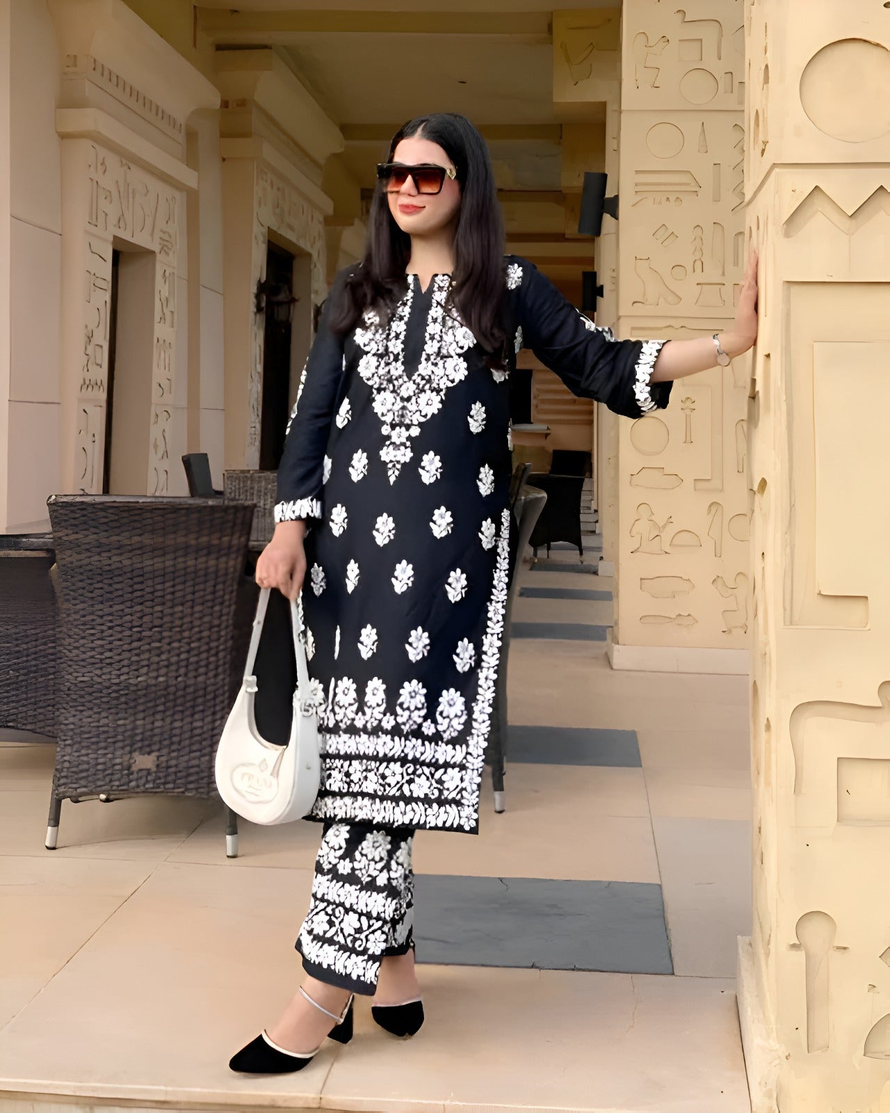 Emily Embossed Print (Foam Print) 2piece