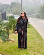 DIGITAL CHUNRI 3PC SUIT WITH FARSI SALWAR