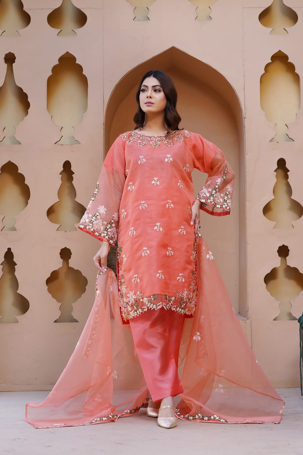 *3PC SEQUENCE Fully Embroidery*