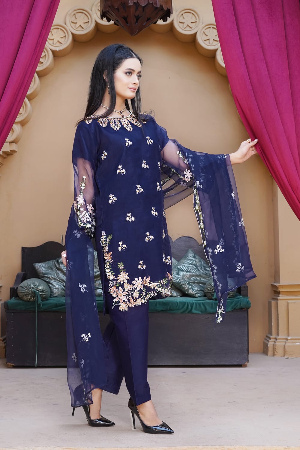 *3PC SEQUENCE Fully Embroidery*