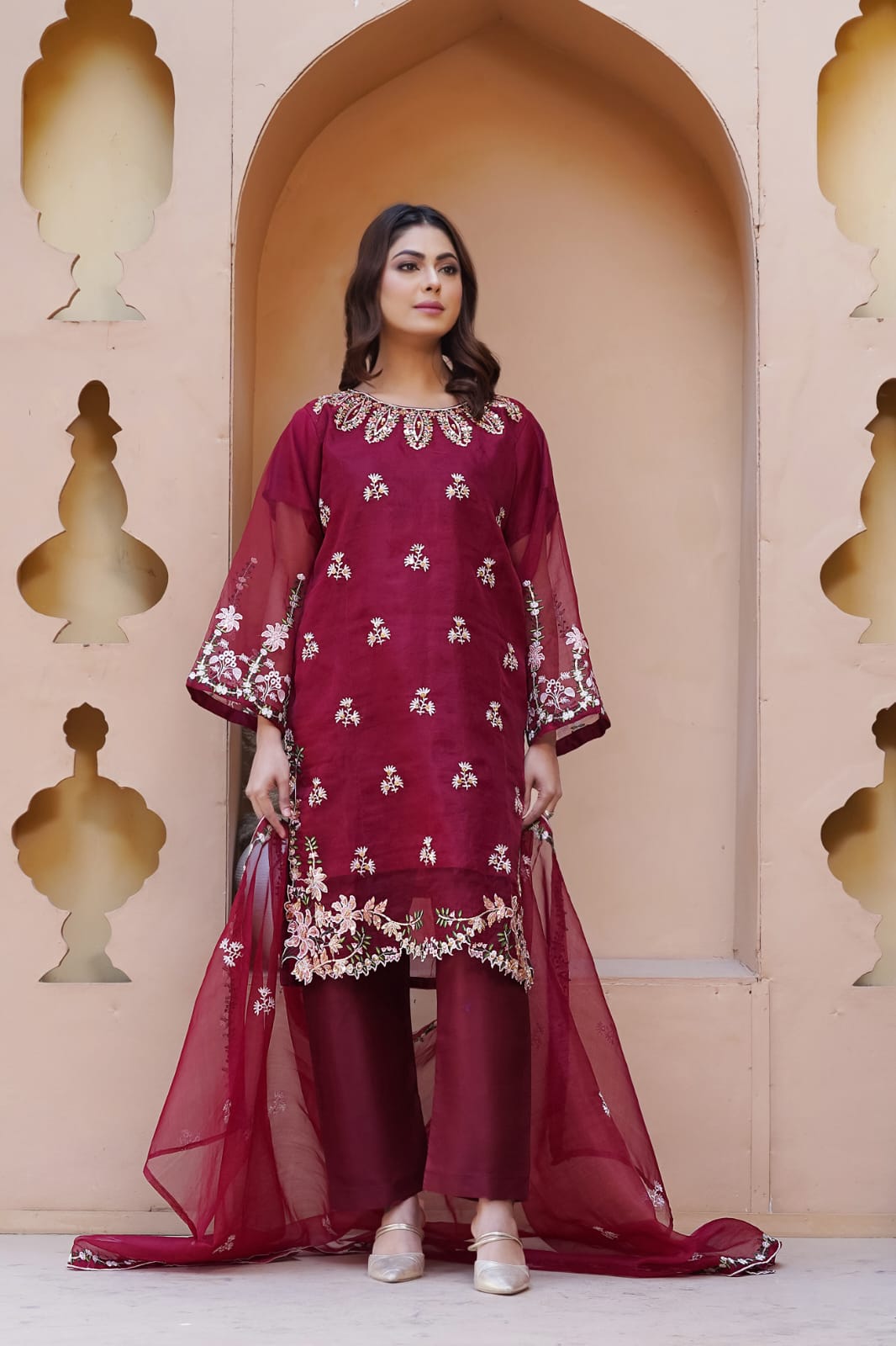 *3PC SEQUENCE Fully Embroidery*