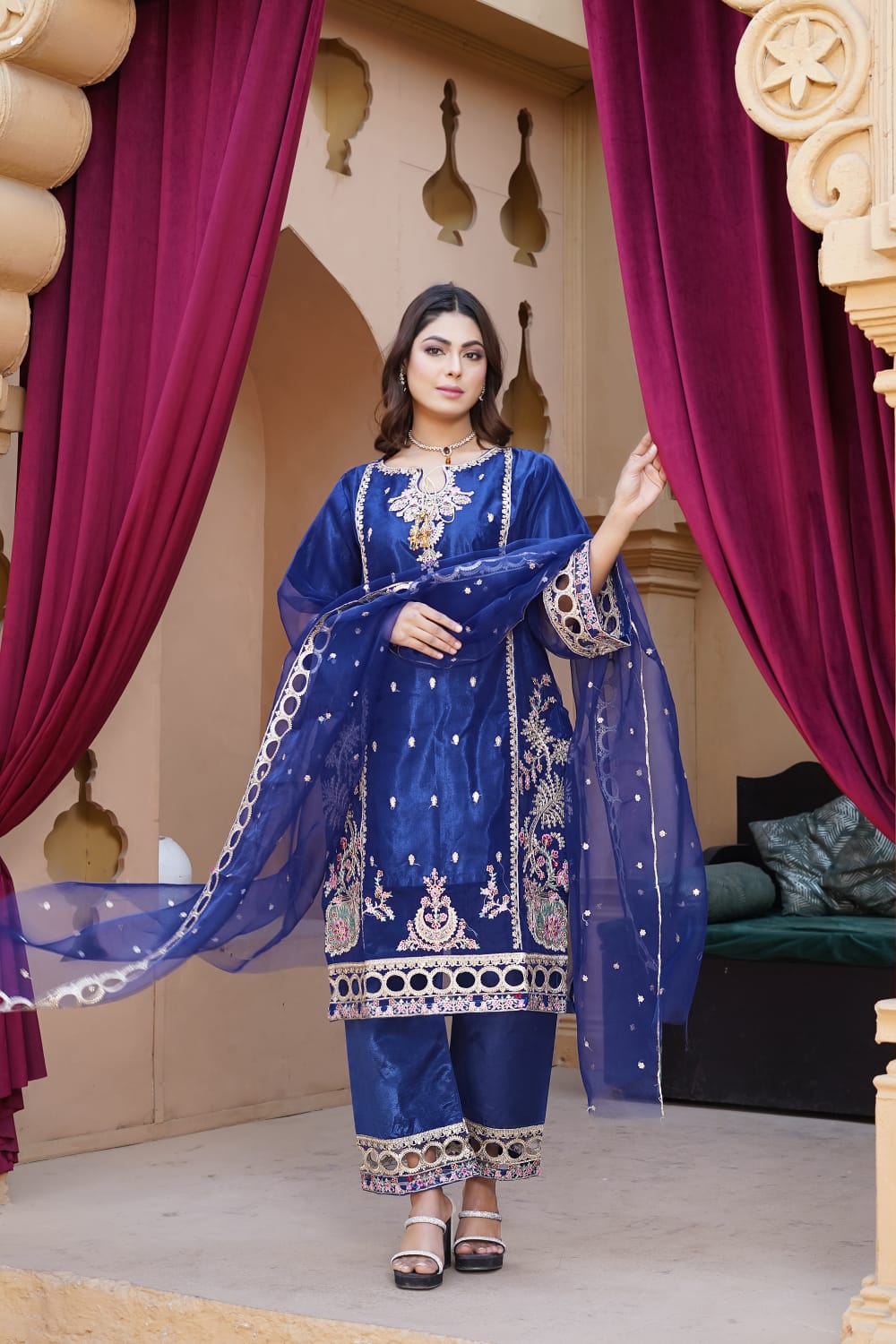 *3PC SEQUENCE Fully Embroidery*