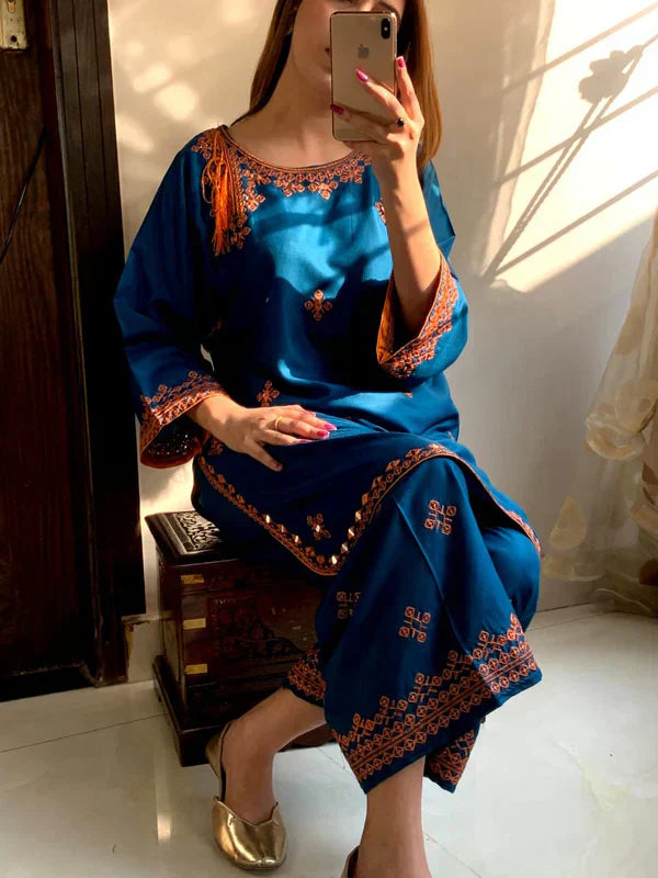 BALOCHI EMBROIDERY 2PCS