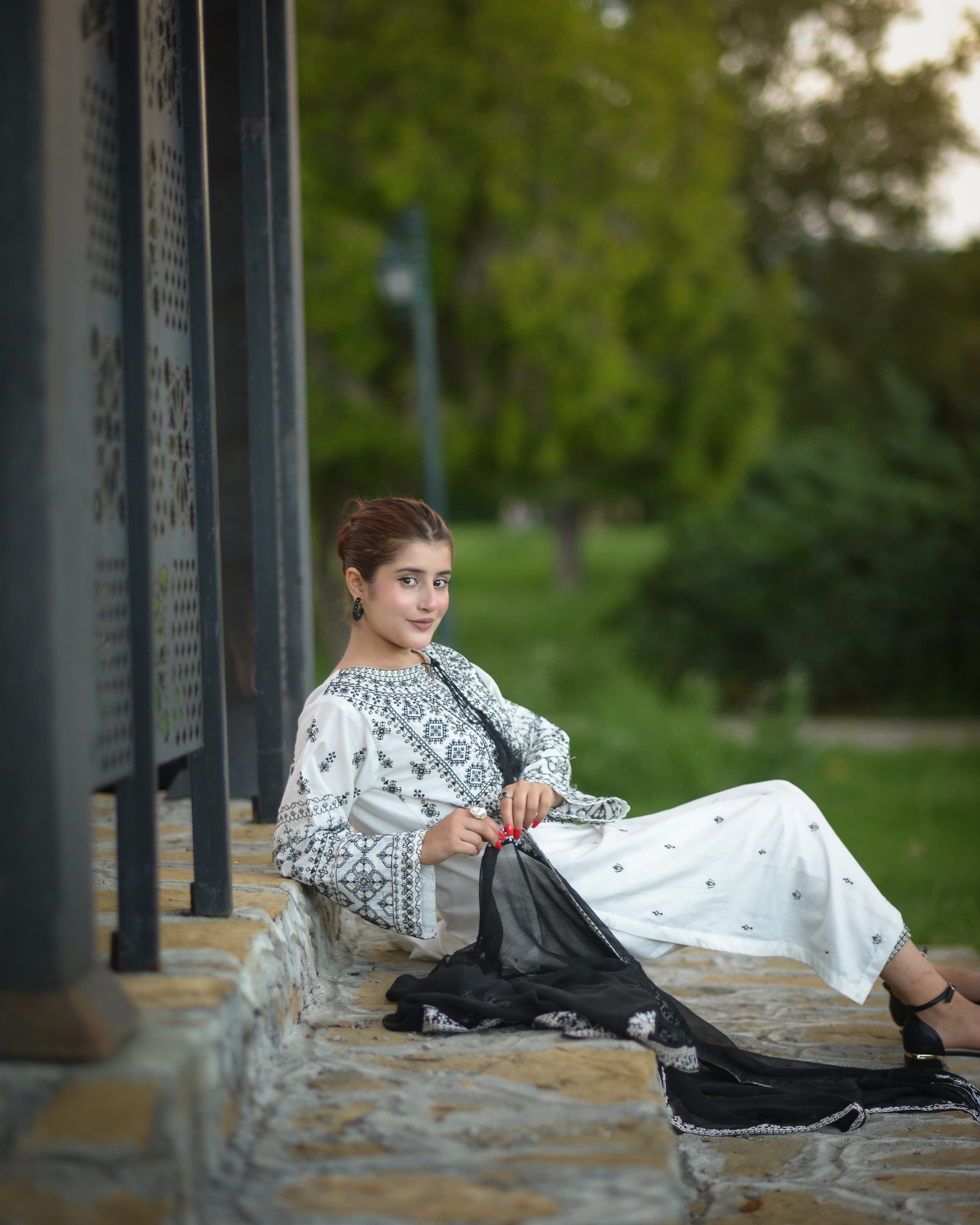 3PC ARFA EMBROIDERY
