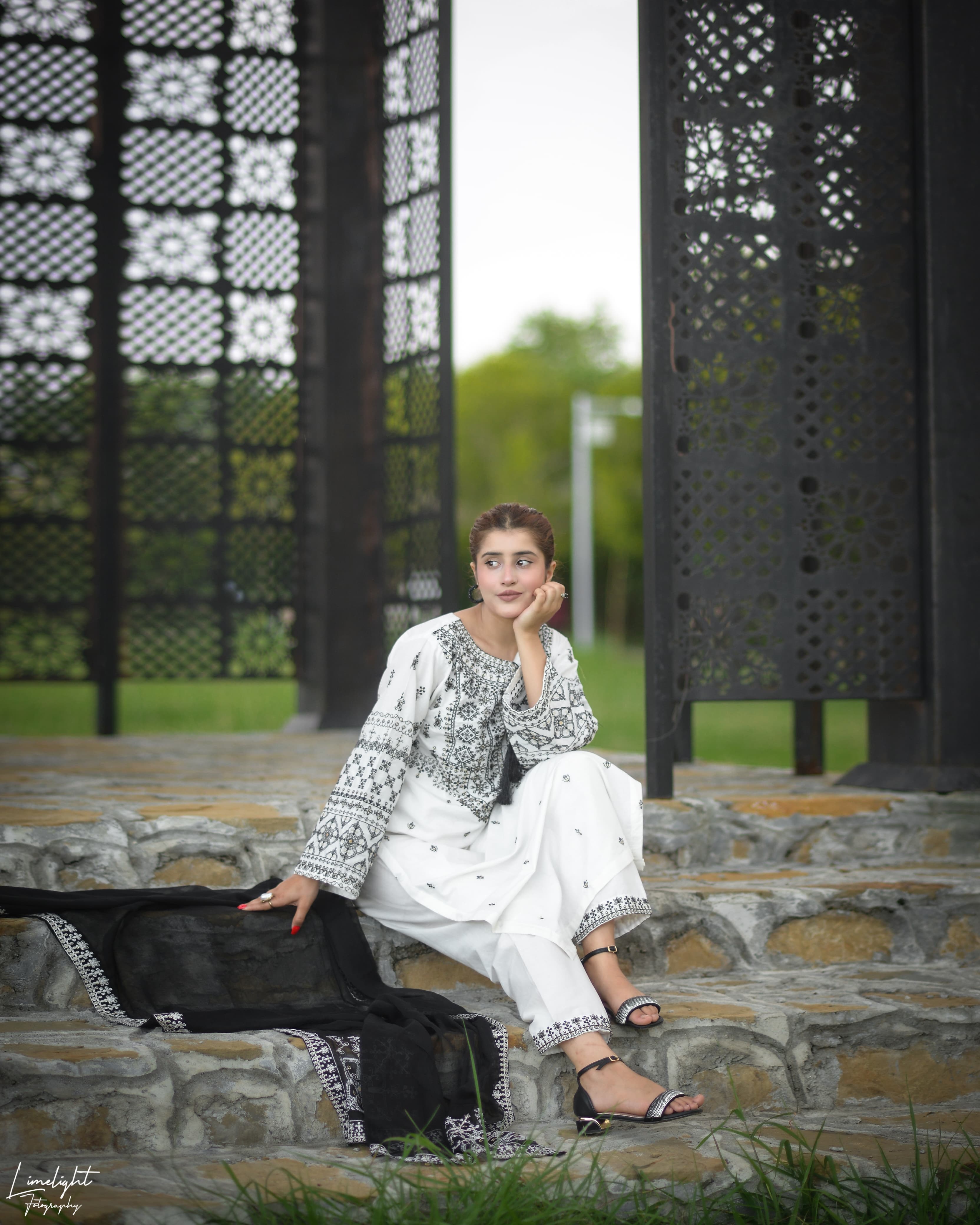 3PC ARFA EMBROIDERY