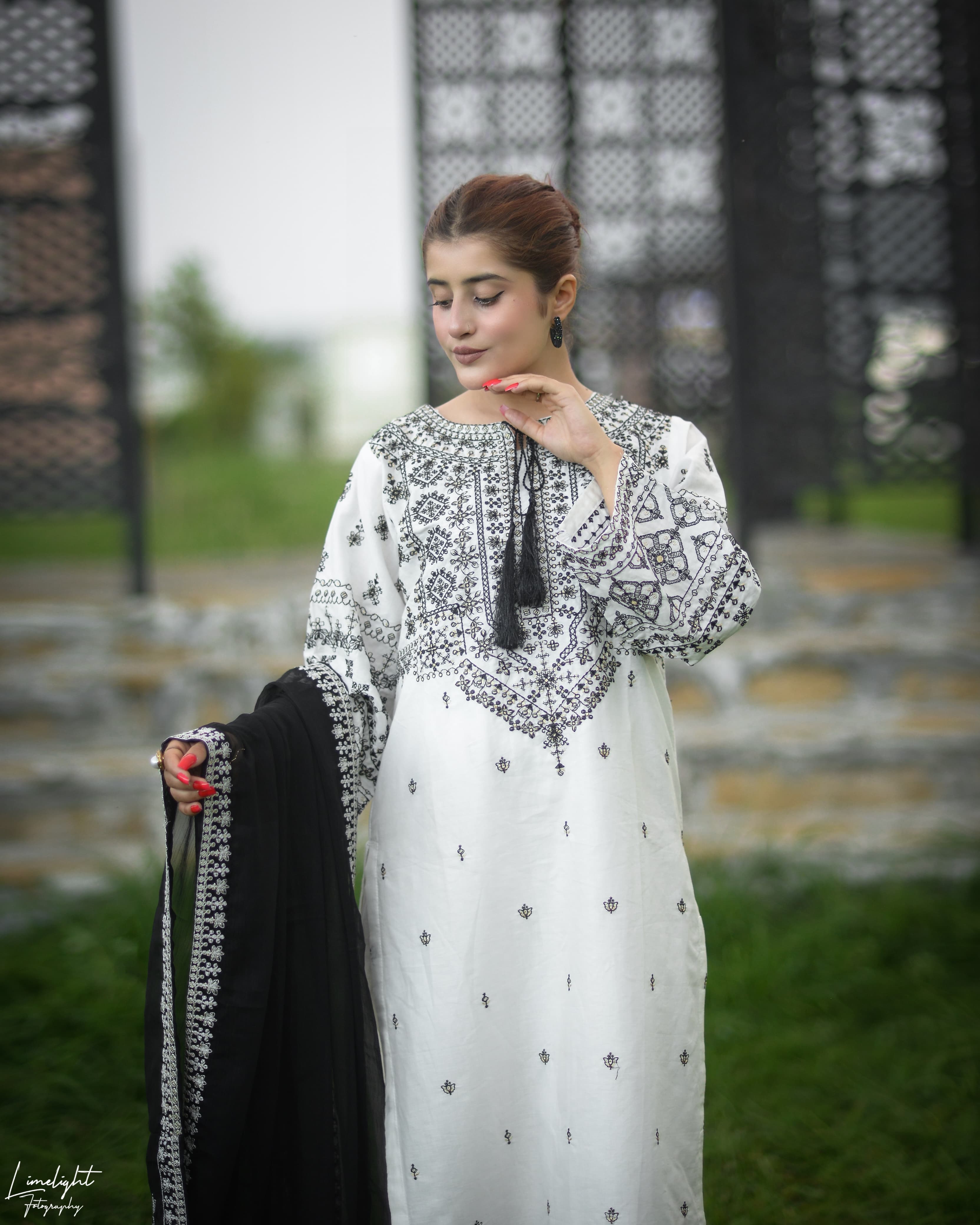 3PC ARFA EMBROIDERY